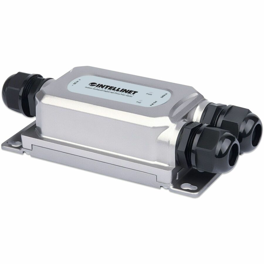 Intellinet PoE+ Injector - 56 V DC Input - 55 V DC, 600 mA Output - 1 x RJ-45 Input