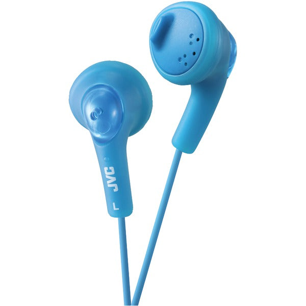 JVC HAF160A Gumy Earbuds, HA-F160 (Blue)