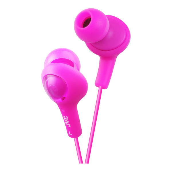 JVC HAFX5P HA-FX5 Gumy Plus Inner-Ear Earbuds (Pink)