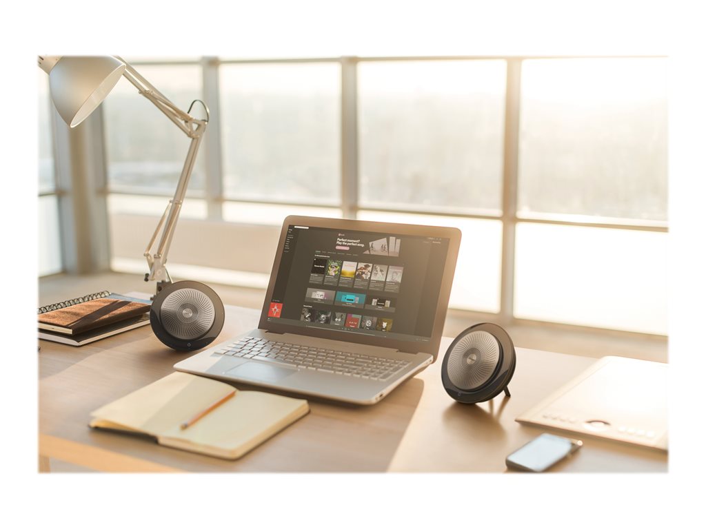 Jabra Speak 710-MS Wired/Wireless Bluetooth Speakerphone - Skype for Business 7710-309