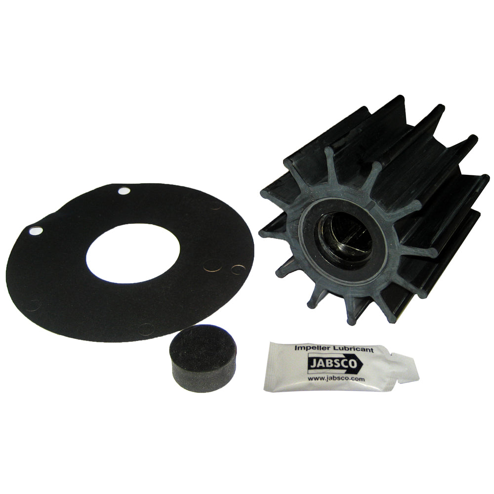Jabsco Impeller Kit - 12 Blade - Neoprene - 3-¾" Diameter - Plastic Insert - Double