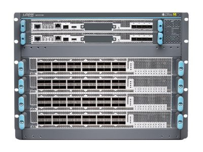 Juniper Networks MX-series MX10004 - Premium - router 40GbE, 100GbE, 400GbE - front to back airflow - rack-mountable -