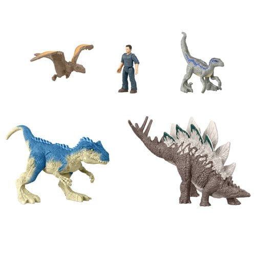 Jurassic World Dominion Chaotic Cargo Pack with 5 Mini Figures for Kids