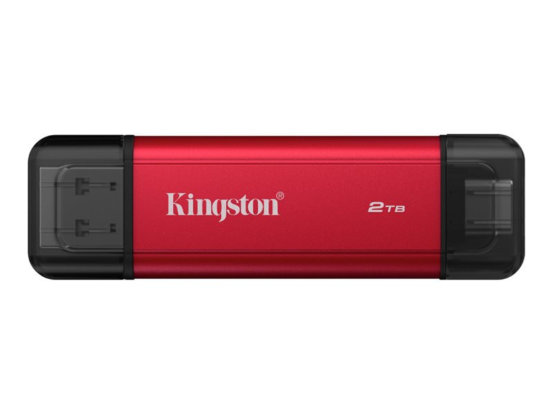 KINGSTON 2TB Dual USB-A/C Portable SSD Fast 1,050MB/s for Pros