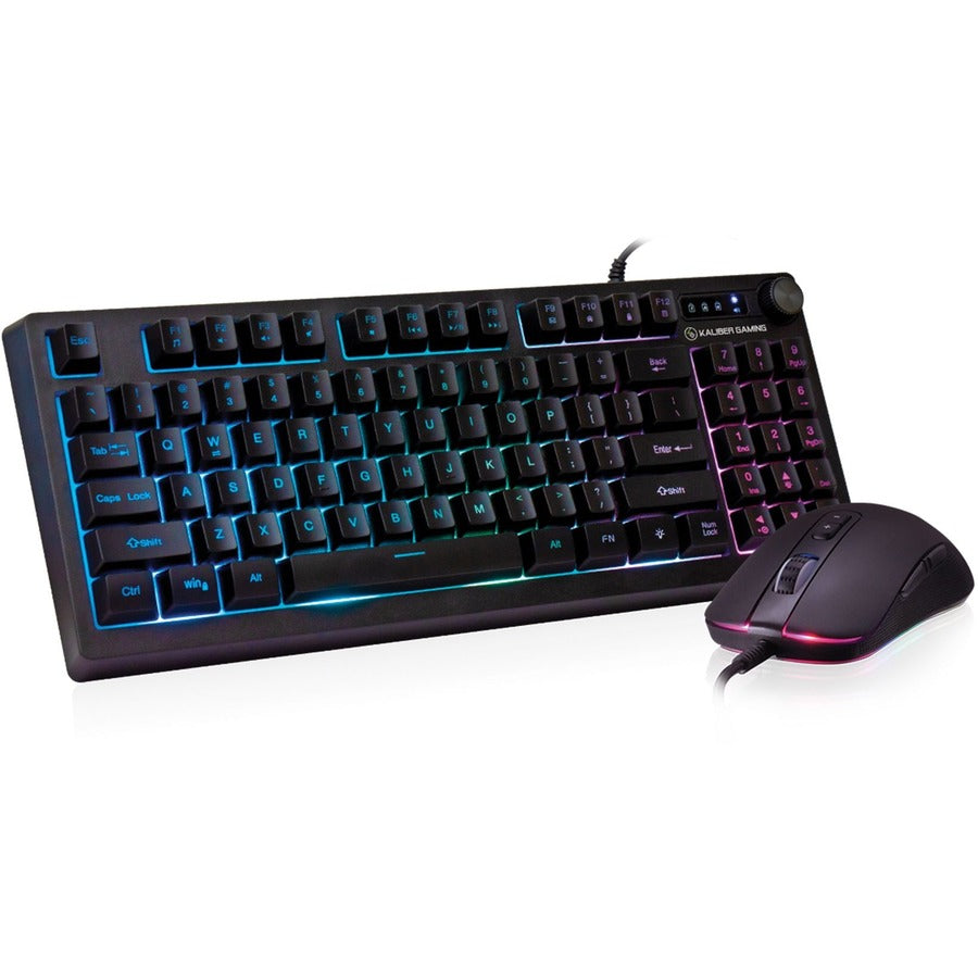 Kaliber Gaming KORONA KORE II Compact Keyboard Combo - USB Plunger Cable Keyboard - 89 Key