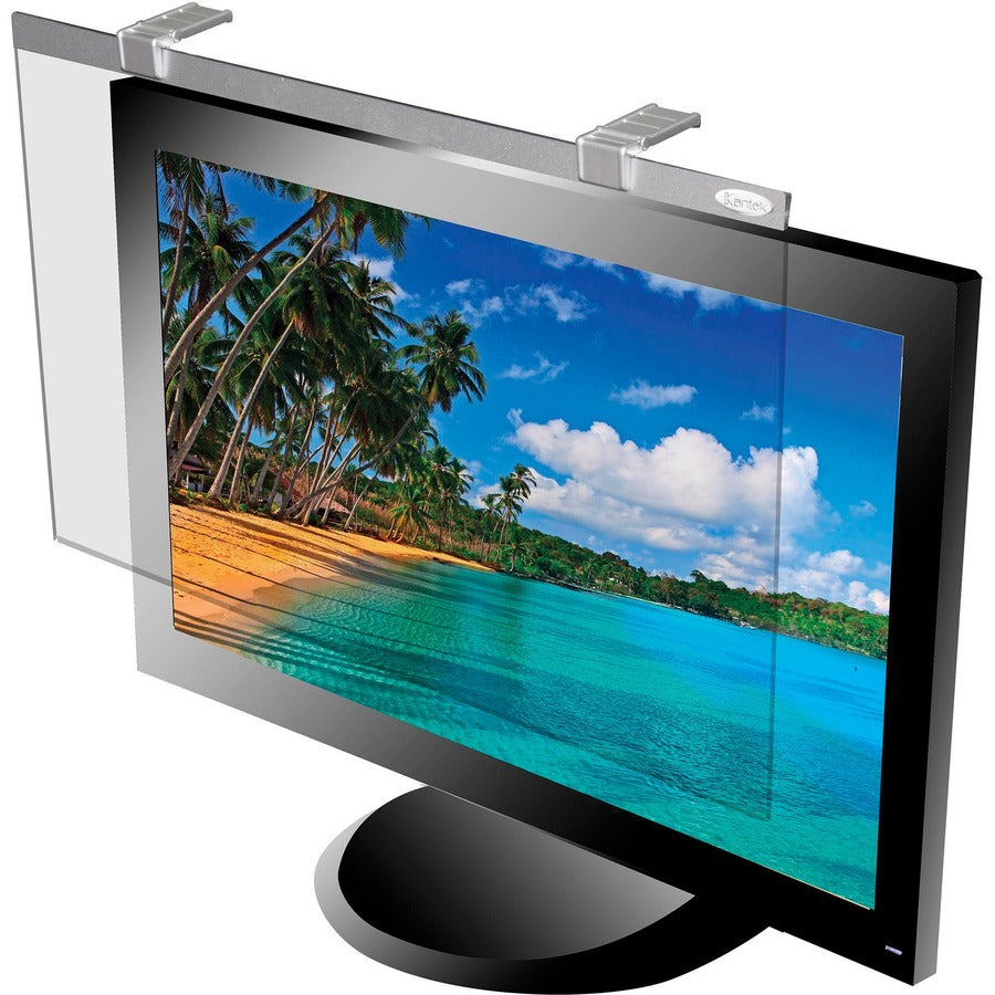 Kantek LCD Protect Glare Filter, Fits 19 & 20" Widescreen Monitors Silver" LCD20W