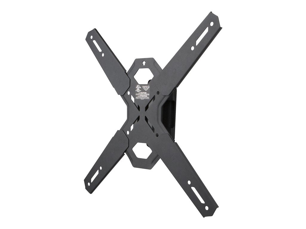 Kanto PS100 - Mounting kit (wall mount) - low profile - for TV - solid steel - screen size: 26-60" - wall-mountable"