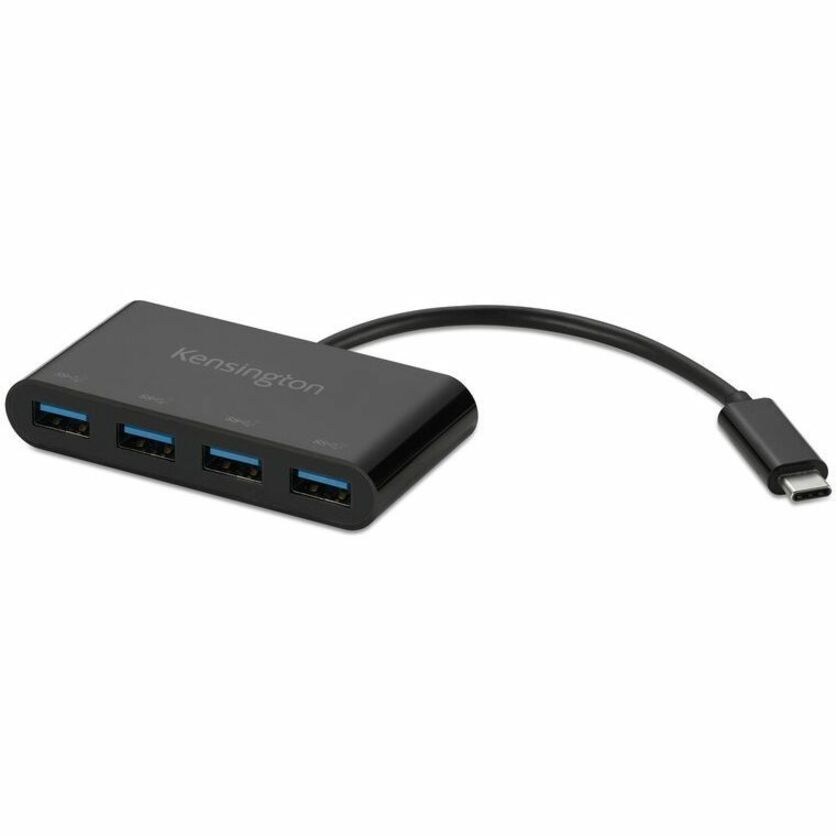 Kensington CH1200 USB-C 10Gbps 4-Port Hub - USB 3.2 Gen 2 (3.1 Gen 2) Type-C - External -