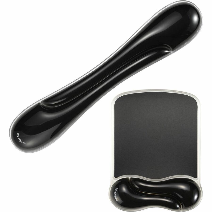 Kensington DuO Gel Wave Mouse Pad & Wrist Rest - 13.10" x 1.30" x 9.30" Dimension -
