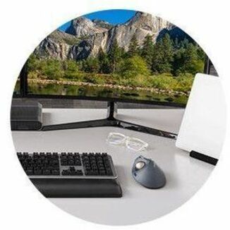 Kensington Pro Fit TB550 Mouse - Optical - Wireless - Bluetooth - 2.40 GHz - Rechargeable