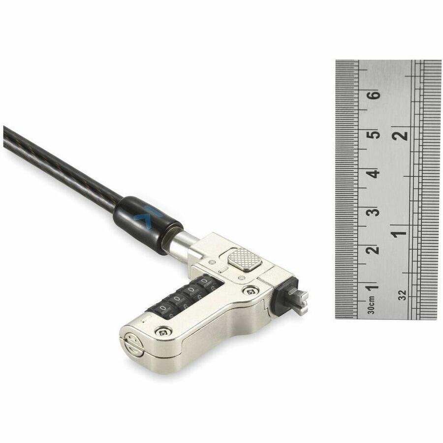 Kensington Slim N17 2.0 Combination Laptop Lock for Wedge-Shaped Slots - Resettable -