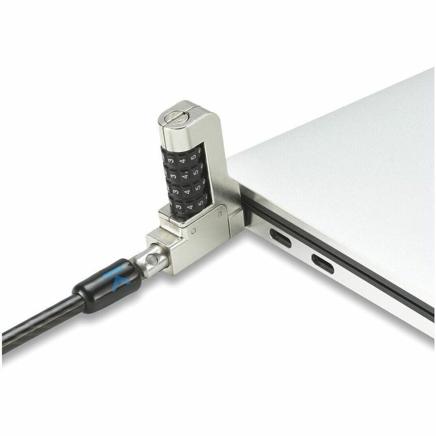 Kensington Slim N17 2.0 Combination Laptop Lock for Wedge-Shaped Slots - Resettable -