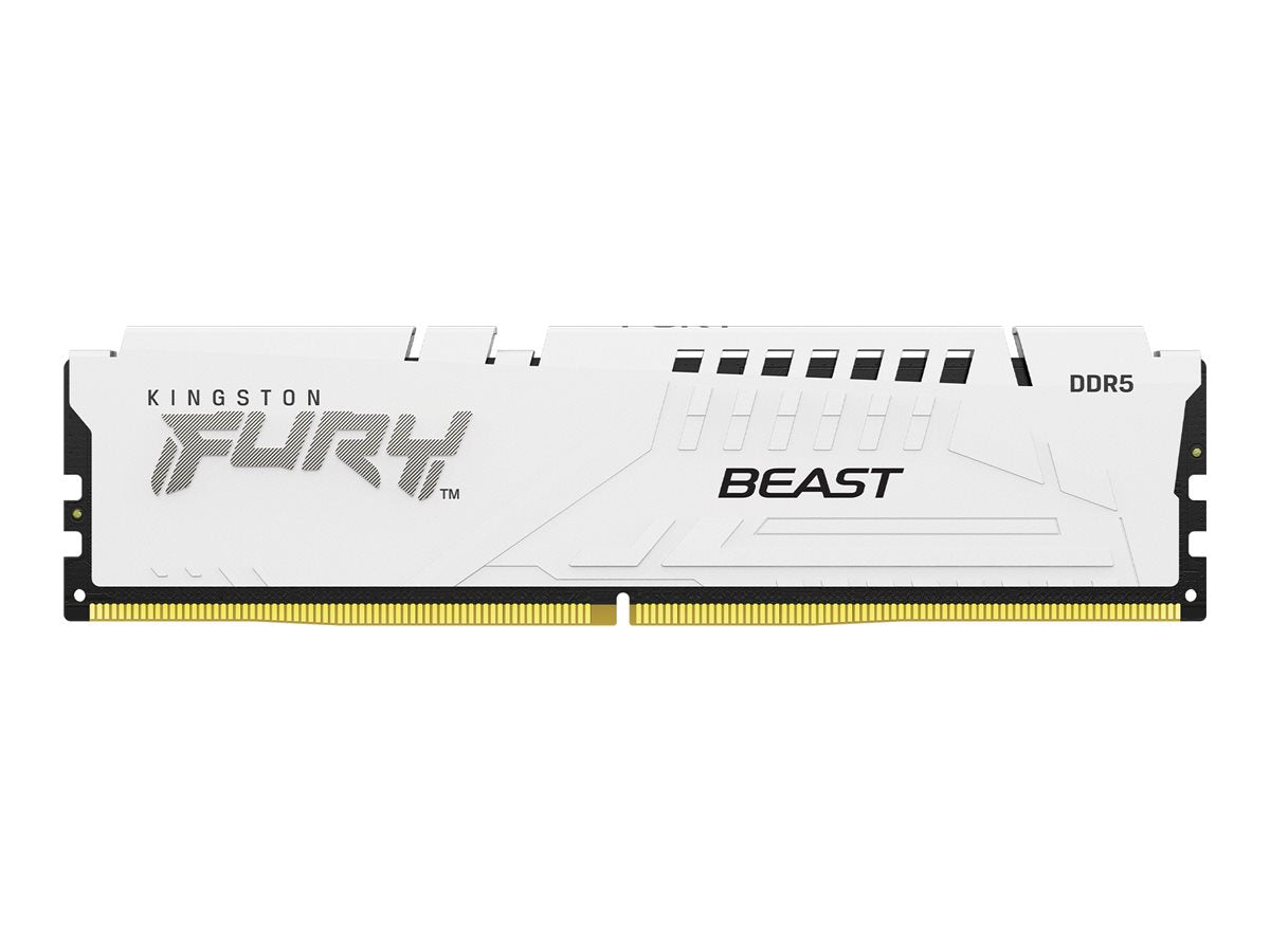 Kingston FURY Beast - DDR5 - module - 16 GB - DIMM 288-pin - 6400 MHz / PC5-51200 - CL32 - 1.4 V - unbuffered - on-die ECC - KF564C32BW-16