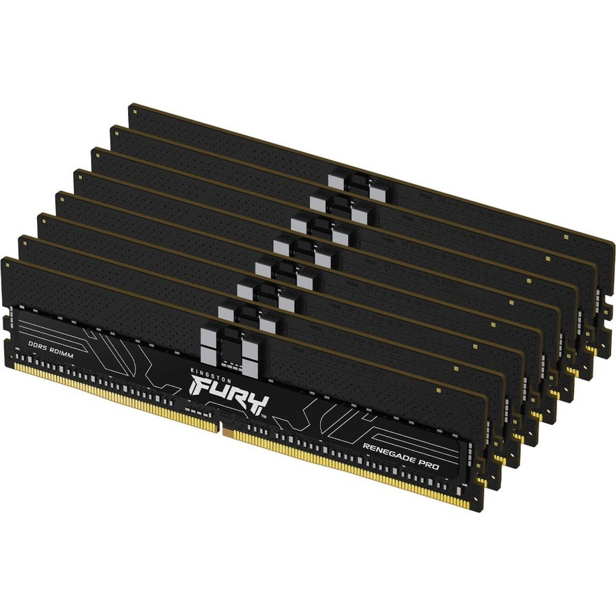 Kingston FURY Renegade Pro 128GB (8 x 16GB) DDR5 SDRAM Memory Kit - For Desktop PC,