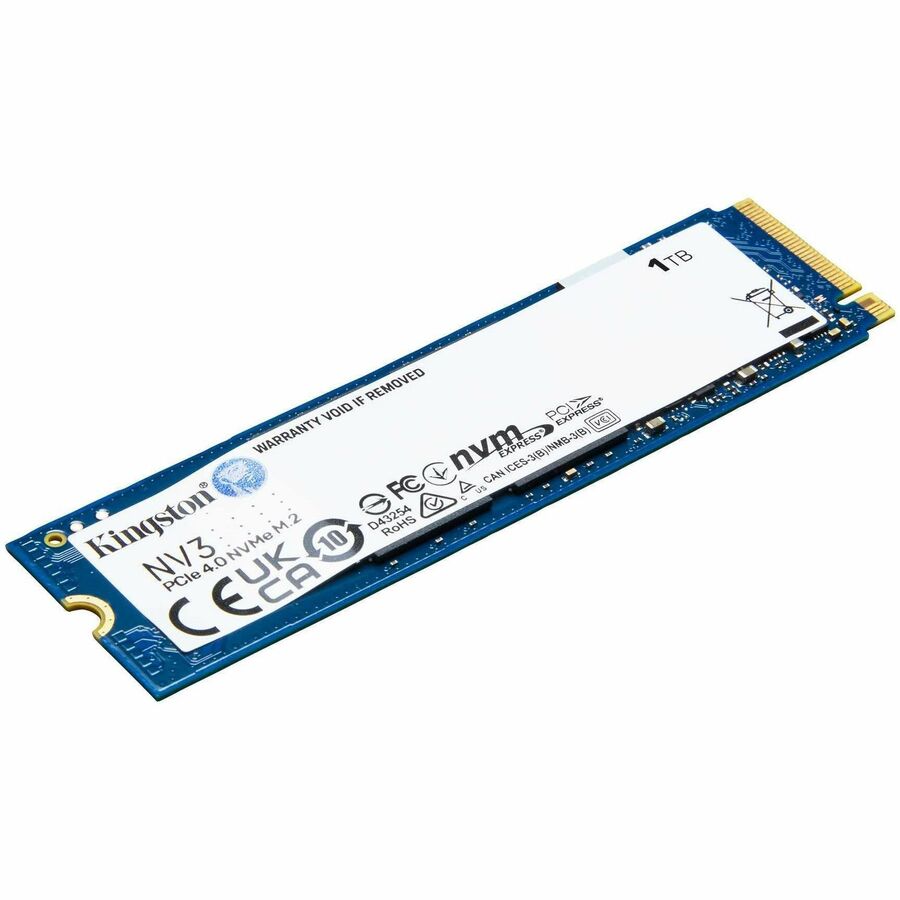 Kingston NV3 1 TB Solid State Drive - M.2 2280 Internal - PCI Express NVMe (PCI Express SNV3S/1000G