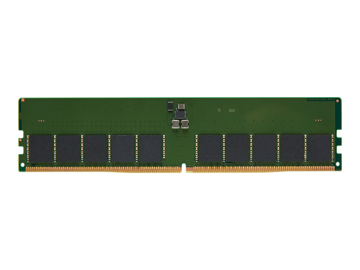 Kingston Server Premier - DDR5 - module - 32 GB - DIMM 288-pin - 4800 MHz / PC5-38400 - CL40 - 1.1 V - unbuffered - on-die ECC KSM48E40BD8KI-32HA
