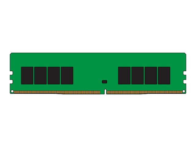 Kingston ValueRAM - DDR4 - module - 16 GB - DIMM 288-pin - 3200 MHz / PC4-25600 - CL22 - 1.2 V - unbuffered - non-ECC