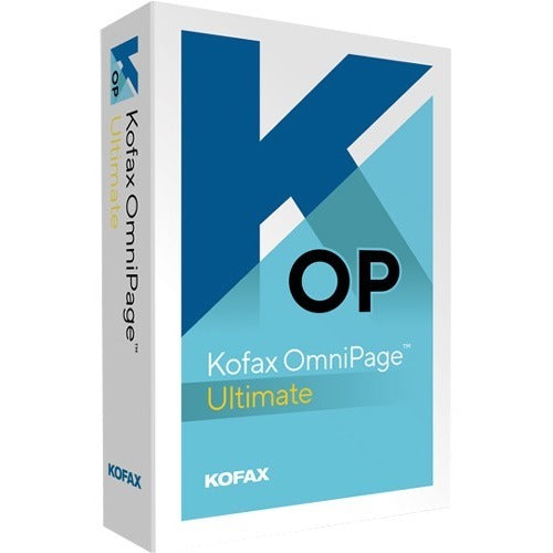 Kofax OmniPage v.19.0 Ultimate - Upgrade Package - 1 User - Academic E789A-F00-19.0