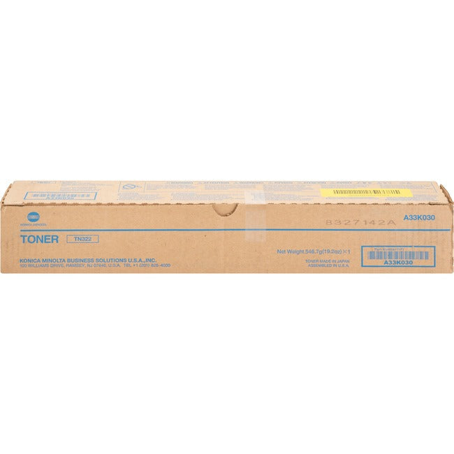Konica Minolta Original Standard Yield Laser Toner Cartridge - Black - 1 Each A33K030