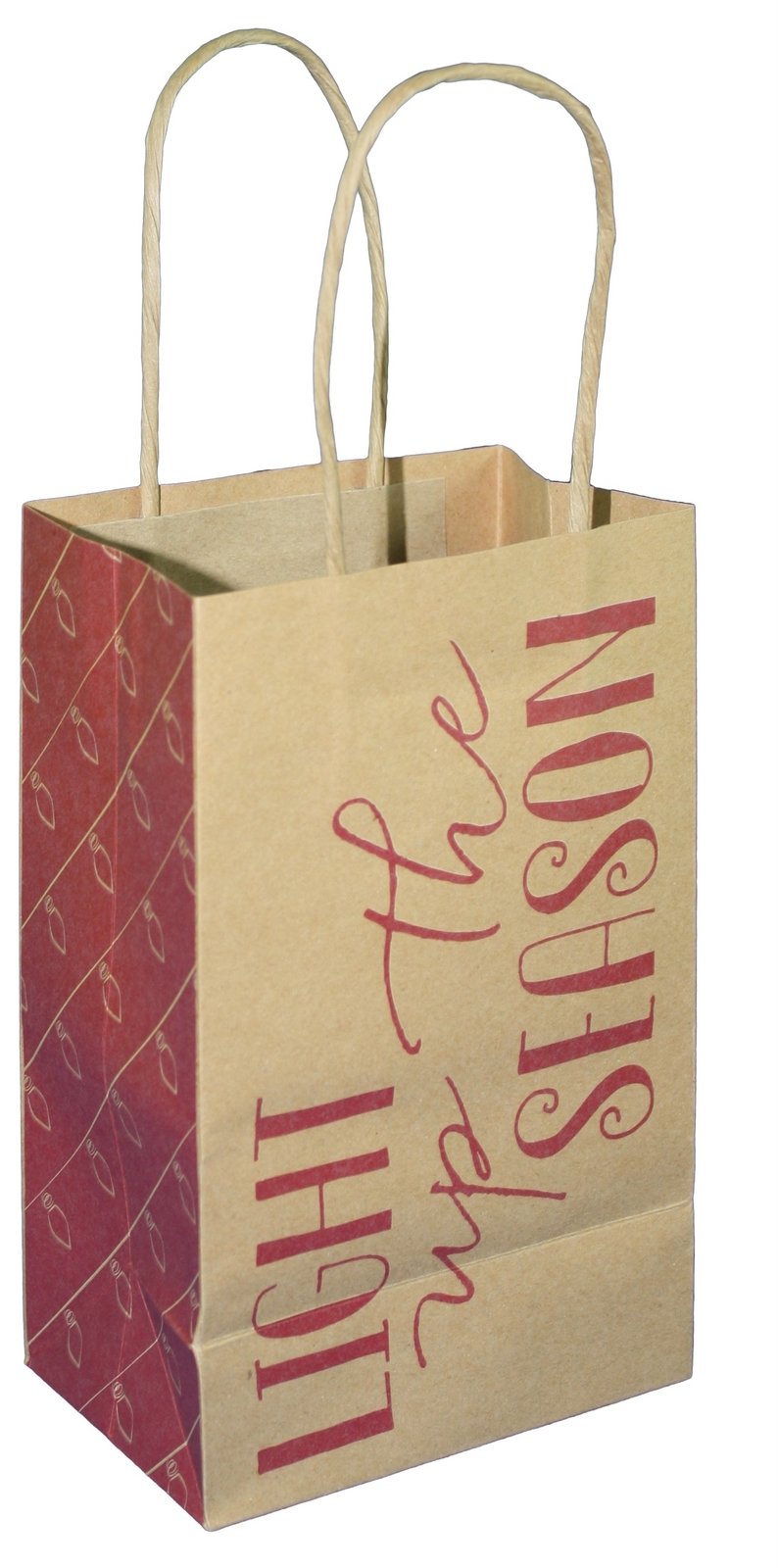 Kraft Gift Bag - Snowman Cub