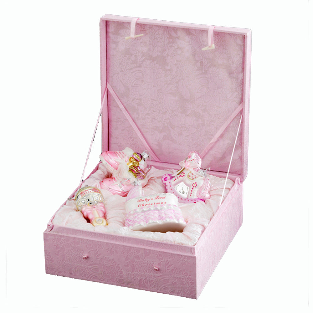 Kurt Adler Baby Girls First Christmas
