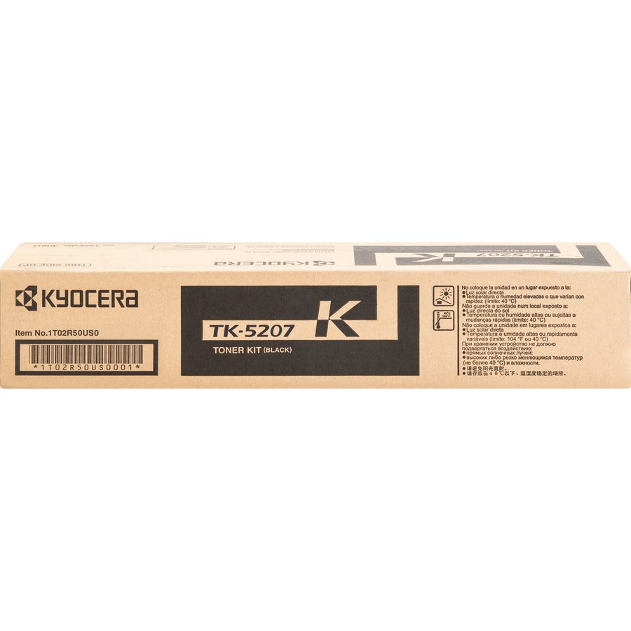 Kyocera TK-5207K Original Laser Toner Cartridge - Black - 1 Each TK5207K