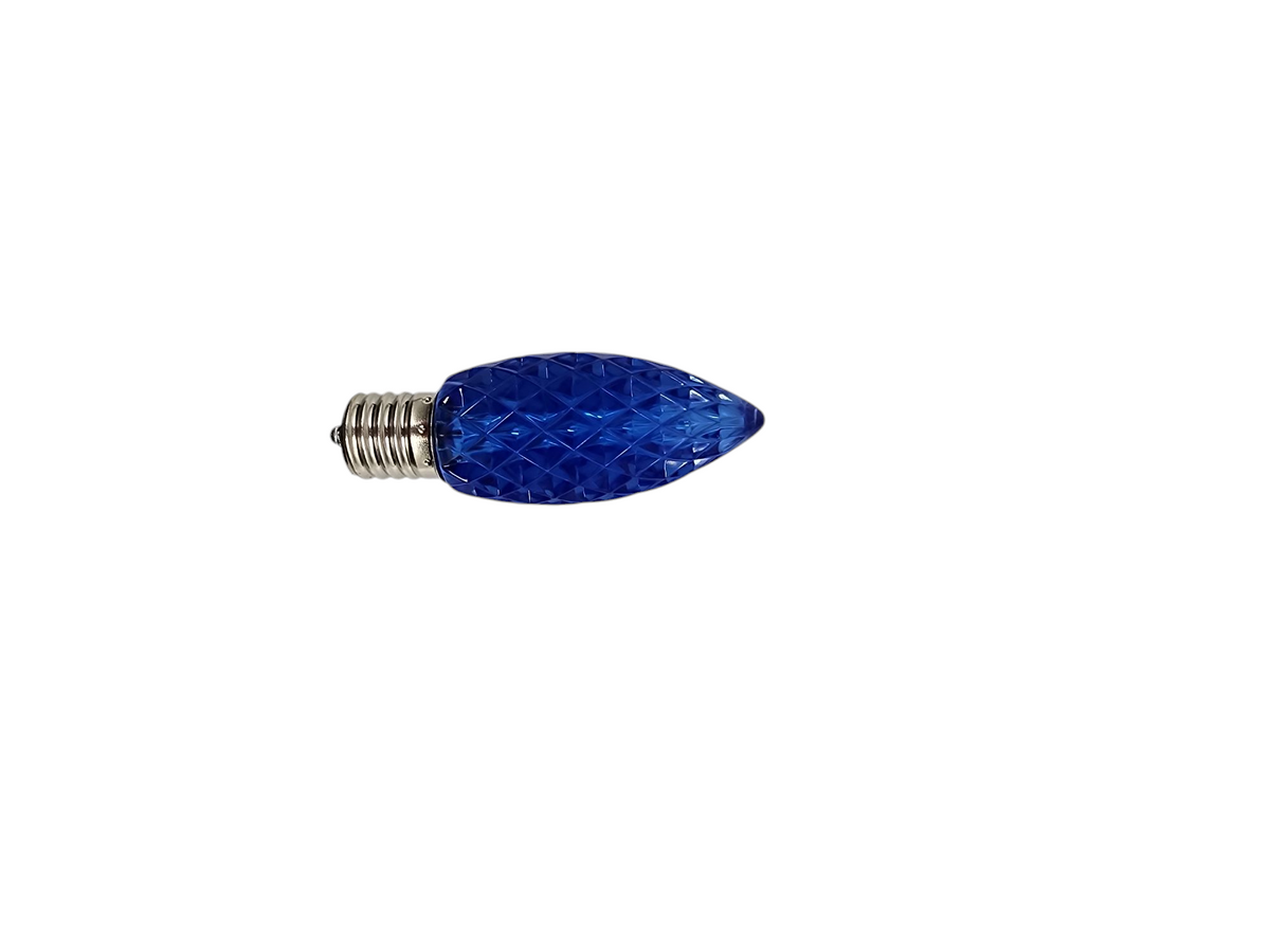 LED C9 Light Bulbs - 25 Pack- Blue