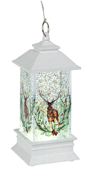 LED Light Up Deer Lantern Mini Shimmer
