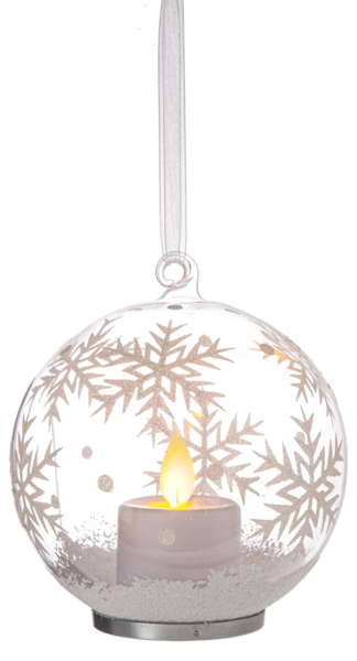 LED Lighted Snowflake Ornament