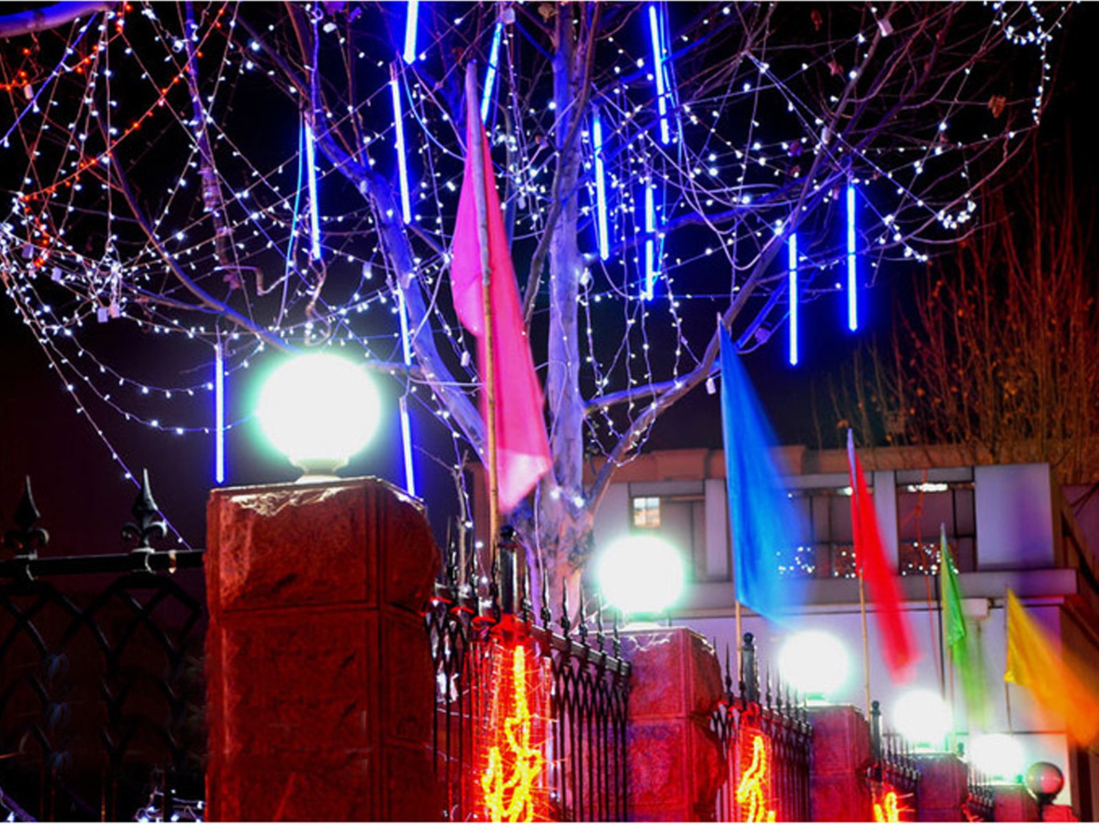 LED Meteor Smd Lights - Blue 50 Cm