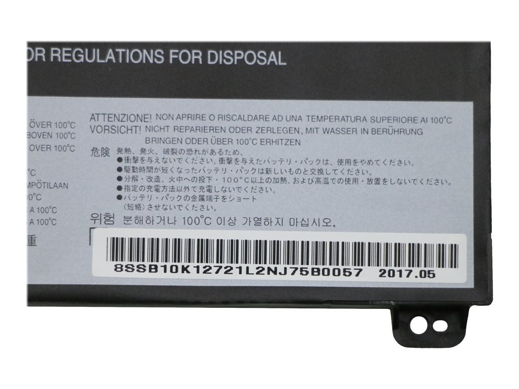 LG Chem - Notebook battery - lithium ion - 3860 mAh - 44 Wh - FRU - for ThinkPad T560 20FJ