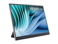 LG gram +view 16MR70.ASDU 16" Class WQXGA LCD Monitor - Silver - 16" Viewable - In-plane