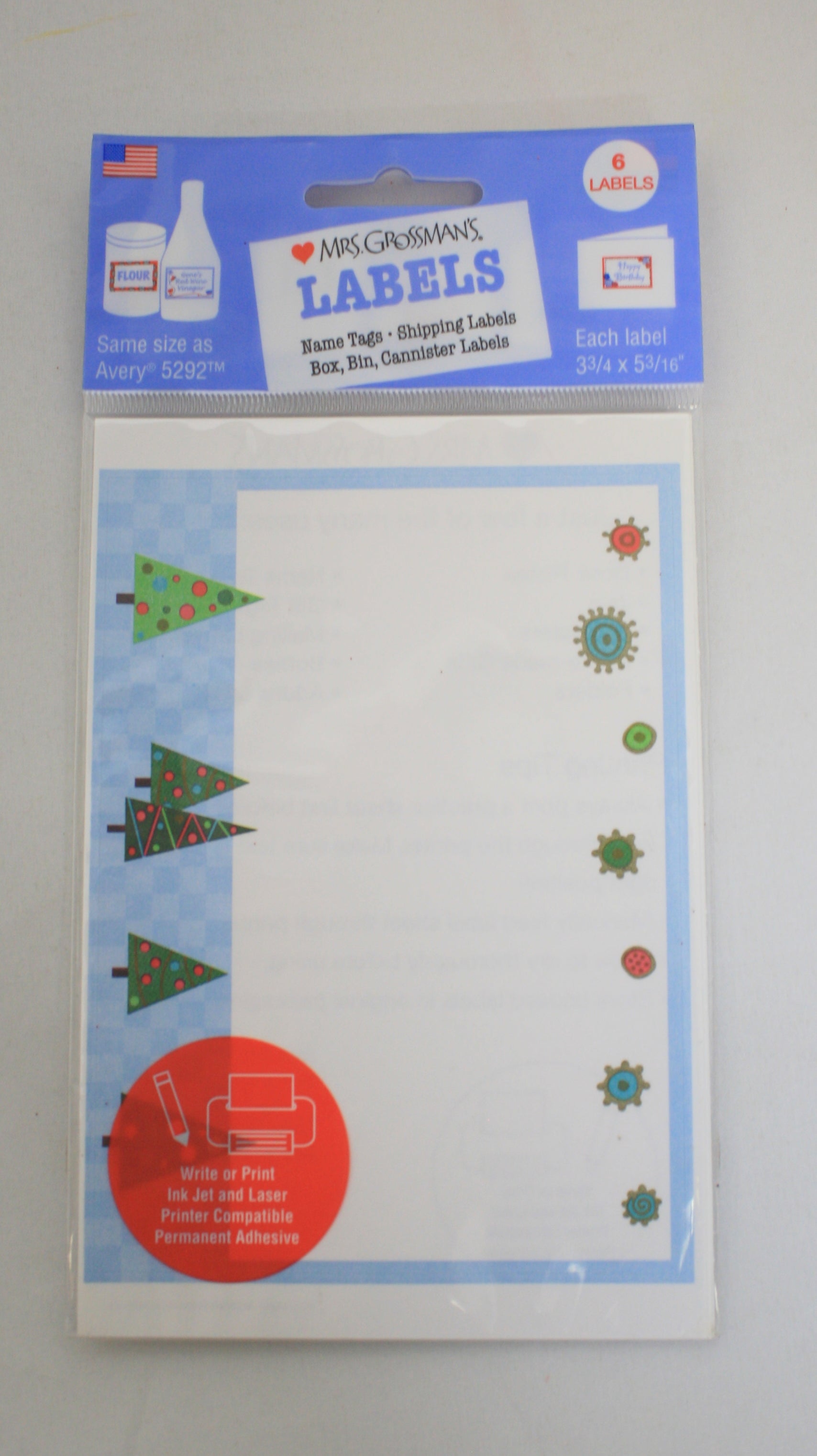 Label Christmas Trees