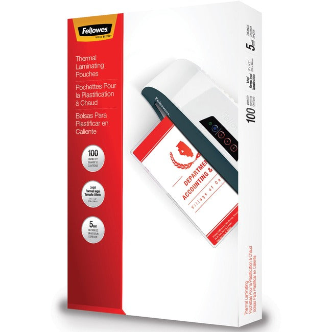 Laminating Pouches Legal 5Mil 100Pk,Dds Must Be Ordered In Multiples Of Case Qty