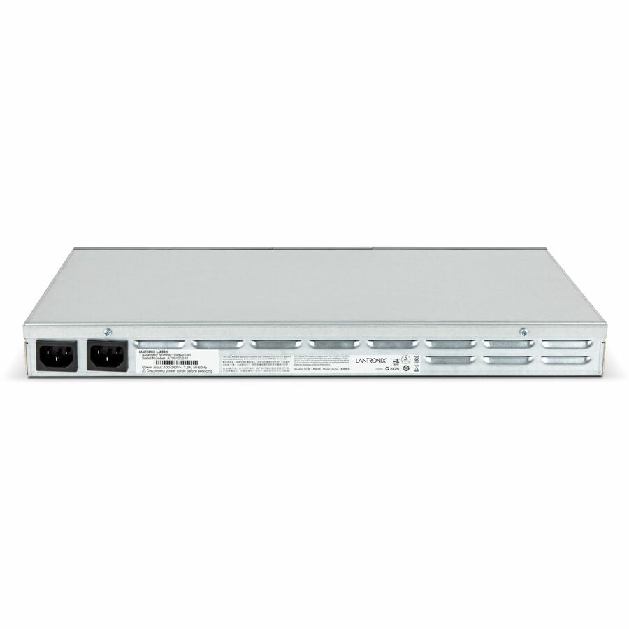 Lantronix 24-Port LM83X - FIPS Certified - 250 GB - Twisted Pair - 3 Total Expansion Slot(