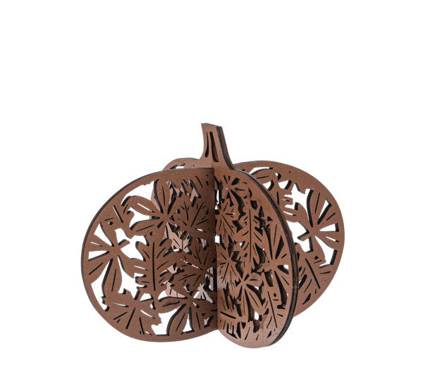 Laser Cut Wooden Pumpkin -