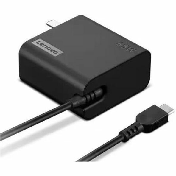 Lenovo 65W USB-C Wall Adapter - 65 W - 120 V AC, 230 V AC Input - 20 V DC/3.25 A Output -