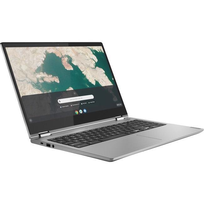 Lenovo-IMSourcing Chromebook C340-15 81T9000VUS 15.6 Touchscreen Convertible 2 in 1 Chromebook - Full HD - Intel Core i3 8th Gen i3-8130U - 4 GB - 64 GB Flash Memory - English Keyboard - Mineral Gray"