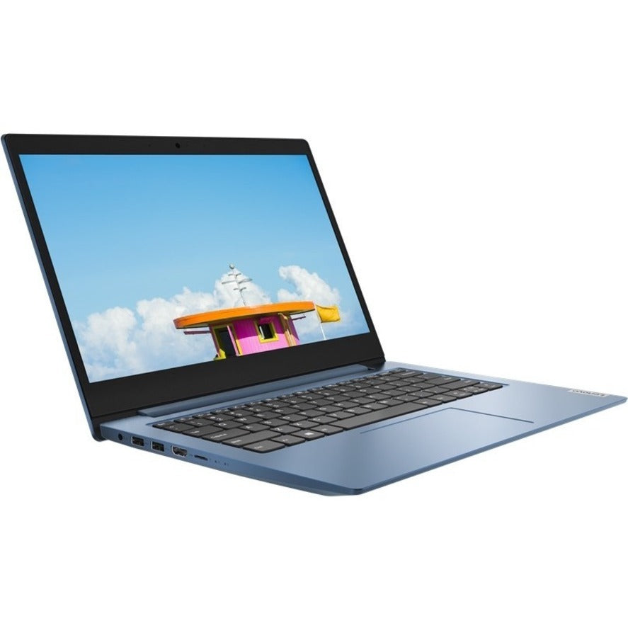 Lenovo-IMSourcing IdeaPad 1 14ADA05 82GW009VUS 14" Notebook - Full HD - 1920 x 1080 - AMD Athlon Silver 3050e Dual-core (2 Core) 1.40 GHz - 4 GB Total RAM - 128 GB SSD - Ice Blue