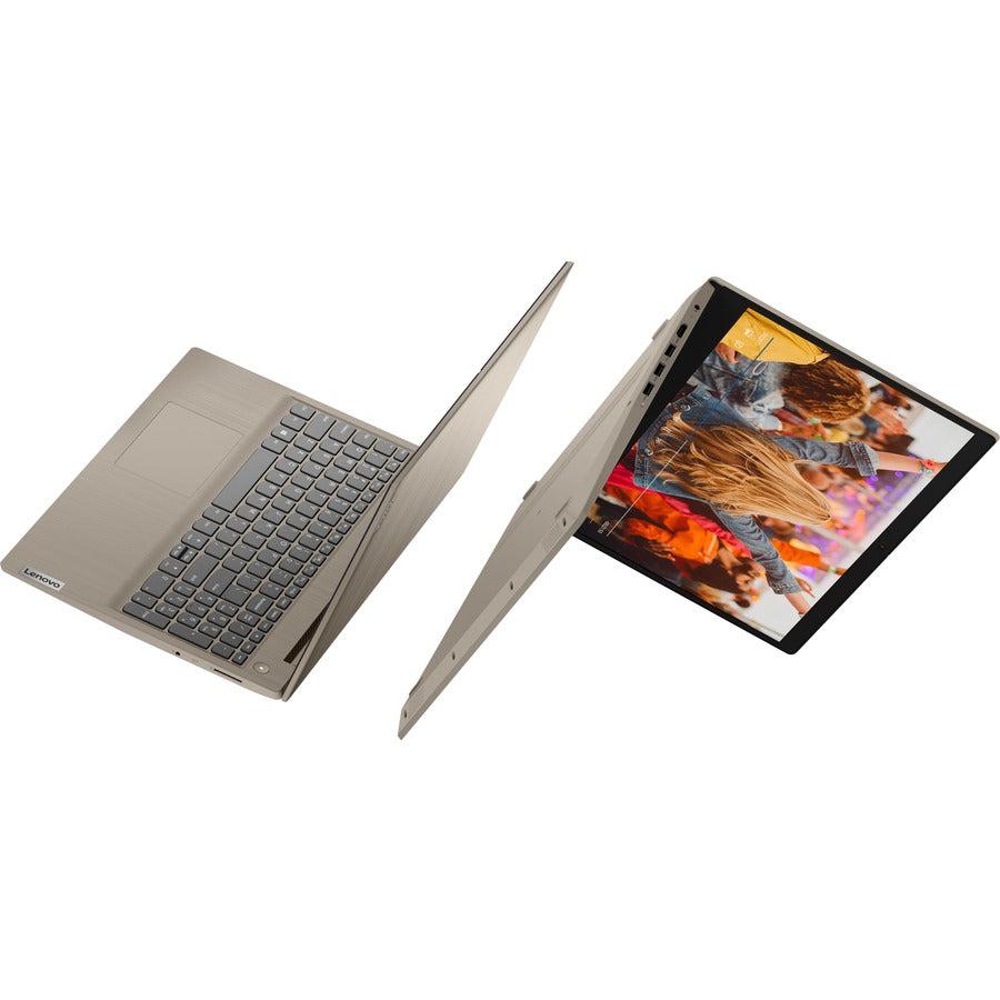 Lenovo-IMSourcing IdeaPad 3 15ITL05 81X800KLUS 15.6" Touchscreen Notebook - HD - 1366 x 768 - Intel Core i3 11th Gen i3-1115G4 Dual-core (2 Core) 3 GHz - 8 GB Total RAM - 4 GB On-board Memory - 256 GB SSD - Almond