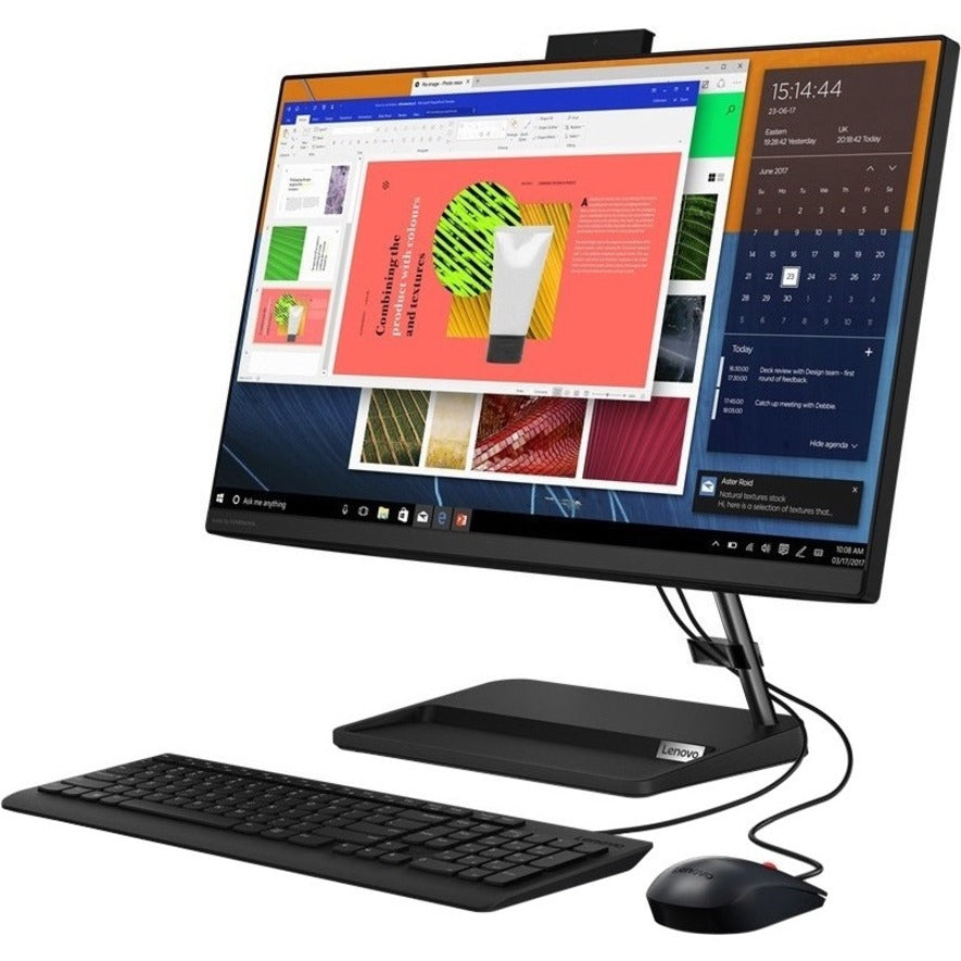 Lenovo IdeaCentre 3 24ALC6 F0G100SHUS All-in-One Computer - AMD Ryzen 5 7530U Hexa-core