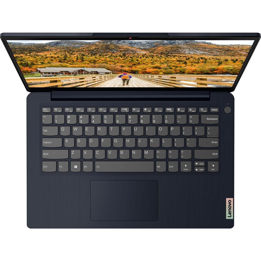Lenovo-Imsourcing Ideapad 3 14Alc6 82Kt00Gvus 14" Notebook - Full Hd - 1920 X 1080 - Amd Ryzen 5 5500U Hexa-Core (6 Core) 2.10 Ghz - 8 Gb Total Ram - 4 Gb On-Board Memory - 256 Gb Ssd - Abyss Blue