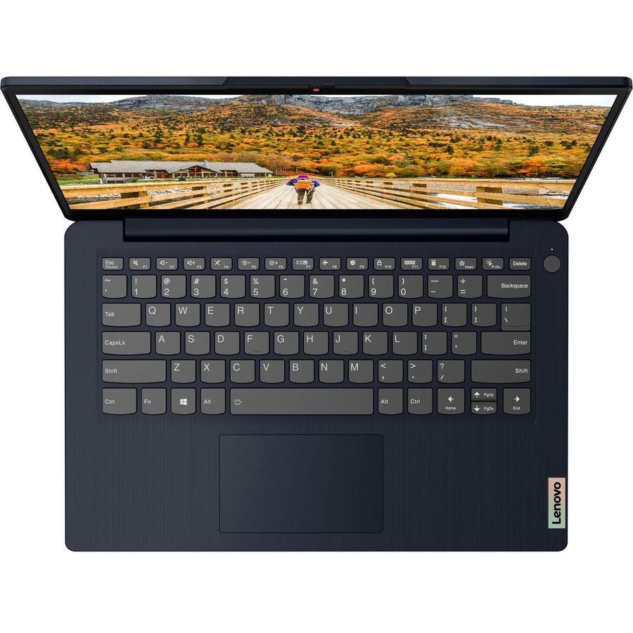 Lenovo-Imsourcing Ideapad 3 14Alc6 82Kt00Gvus 14" Notebook - Full Hd - 1920 X 1080 - Amd Ryzen 5 5500U Hexa-Core (6 Core) 2.10 Ghz - 8 Gb Total Ram - 4 Gb On-Board Memory - 256 Gb Ssd - Abyss Blue