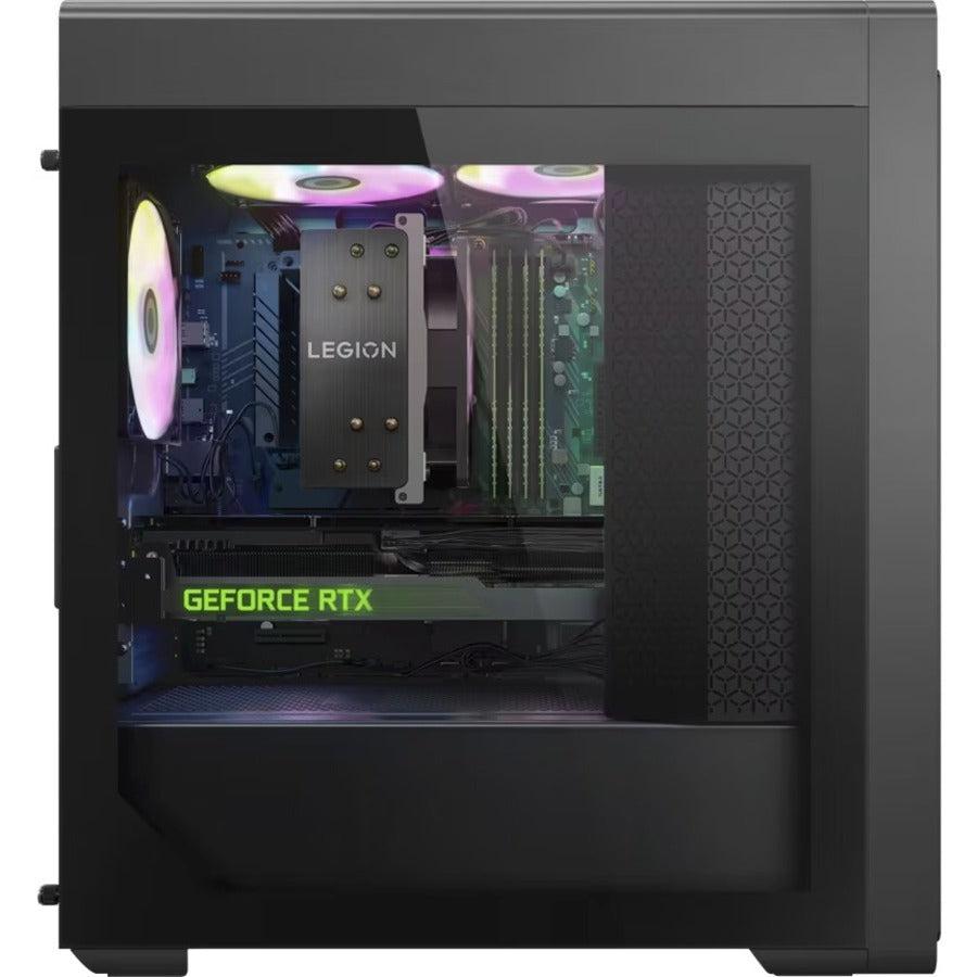 Lenovo Legion T5 26IRB8 90UT000MUS Gaming Desktop Computer - Intel Core i5 13th Gen i5-13400F Deca-core (10 Core) 2.50 GHz - 8 GB RAM DDR5 SDRAM - 1 TB HDD - 512 GB M.2 PCI Express NVMe 4.0 x4 SSD - Tower - Storm Gray