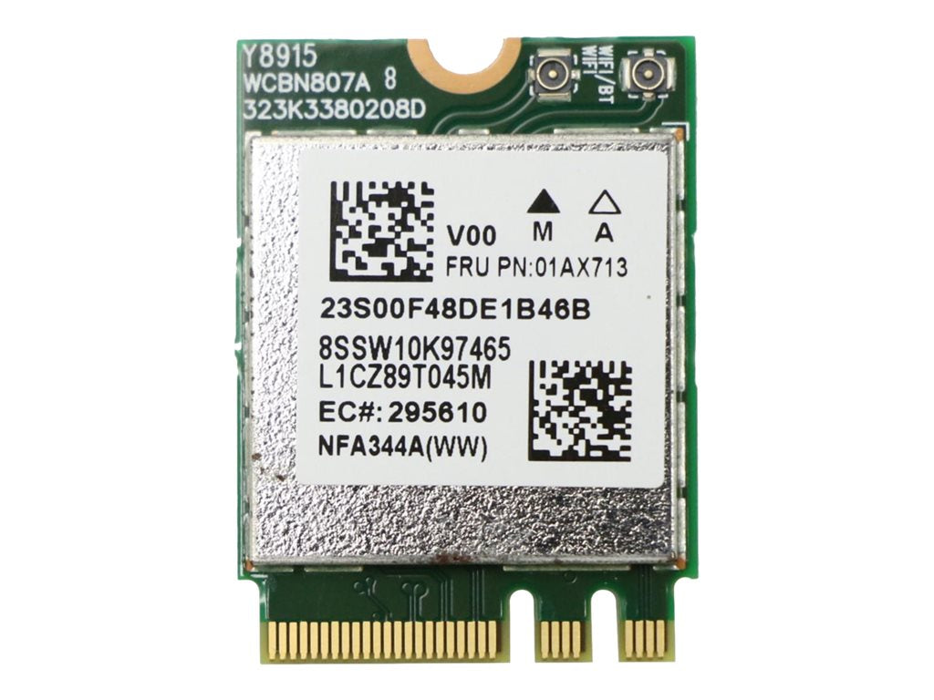 Lenovo - Network adapter - M.2 Card - Bluetooth, Wi-Fi - FRU - for Chromebook S345-14; IdeaPad S540-13; ThinkCentre