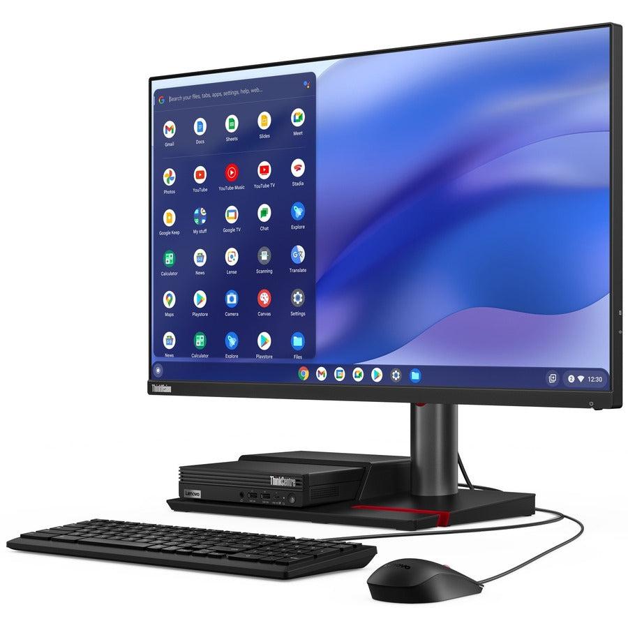 Lenovo ThinkCentre M60q 12C60007US Chromebox - Intel Celeron 7305 Penta-core (5 Core) 1.10 GHz - 8 GB RAM DDR4 SDRAM - 64 GB Flash Memory Capacity - Tiny - Black