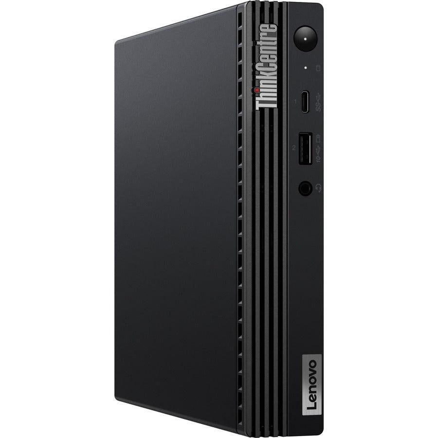 Lenovo ThinkCentre M80q 11DN0097US Desktop Computer - Intel Core i3 10th Gen i3-10100T Quad-core (4 Core) 3 GHz - 8 GB RAM DDR4 SDRAM - 128 GB M.2 PCI Express NVMe 3.0 x2 SSD - Tiny - Black