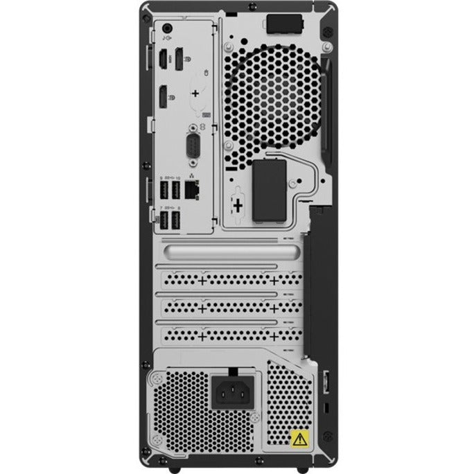 Lenovo ThinkCentre M80t Gen 3 11TE0013US Desktop Computer - Intel Core i5 12th Gen i5-12500 - vPro Technology - 16 GB - 256 GB SSD - Tower - Black