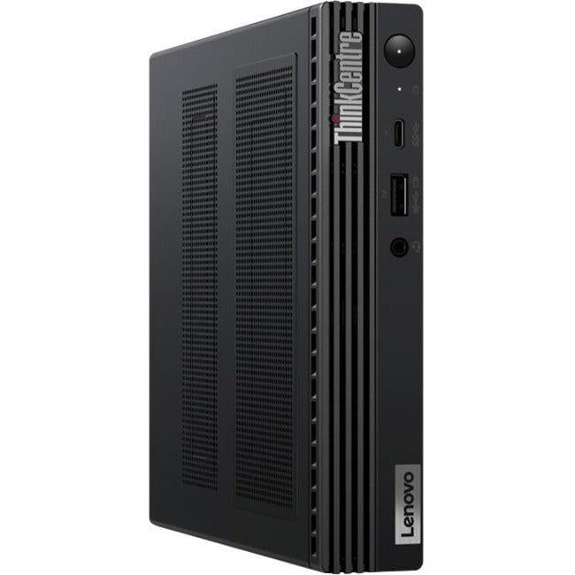 Lenovo ThinkCentre M90q Gen 3 11U5002CUS Desktop Computer - Intel Core i5 12th Gen i5-12500T - vPro Technology - 8 GB - 256 GB SSD - Tiny - Raven Black