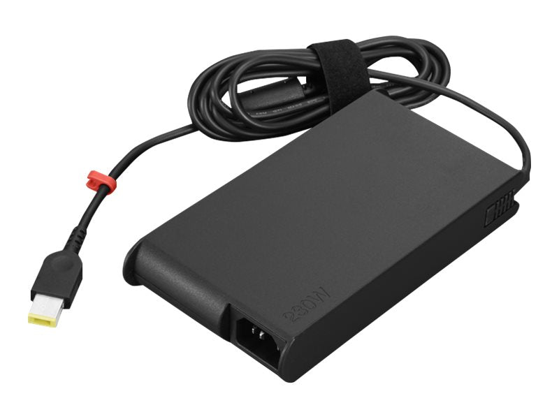 Lenovo ThinkCentre - Power adapter - AC 100-240 V - 230 Wh - United States - black - for ThinkStation P3 30H0 4X21L38738